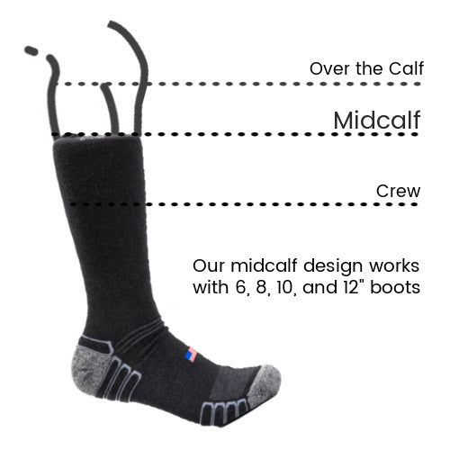 Load image into Gallery viewer, Boot Wool Work Sock