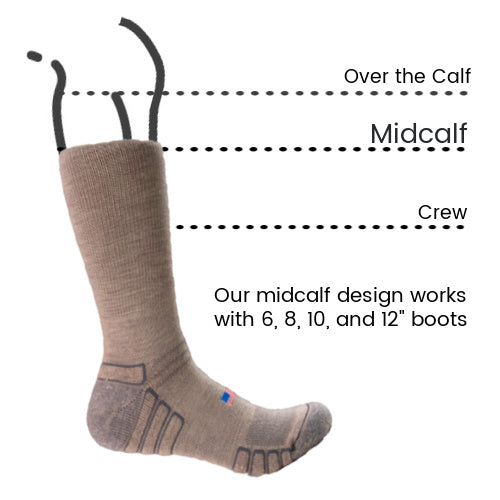 Load image into Gallery viewer, Boot Wool Work Sock
