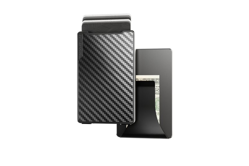 Load image into Gallery viewer, Groove Wallet® Carbon Fiber - Gun Metal
