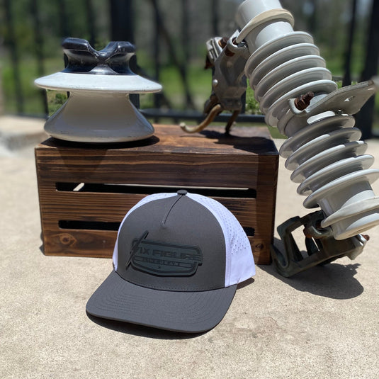 Charcoal & White Dura-Bull Hat