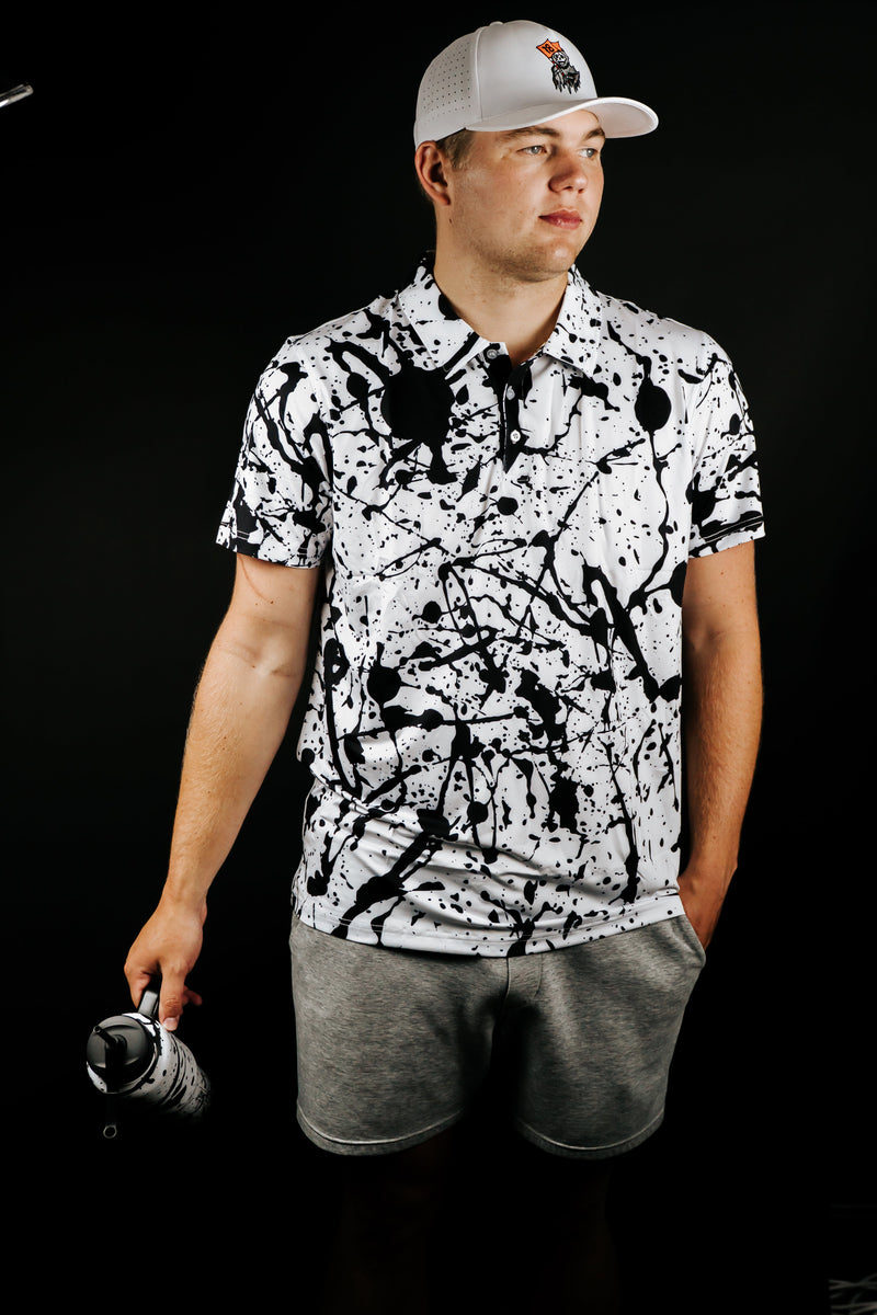 Load image into Gallery viewer, Coldest x ShankitGolf Dark Matter Polo