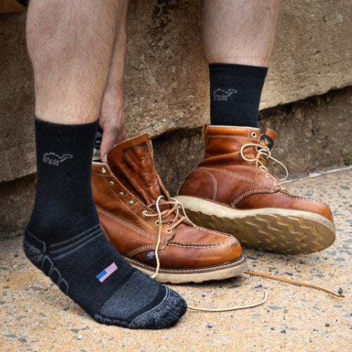 Load image into Gallery viewer, Crew Wool Work Sock