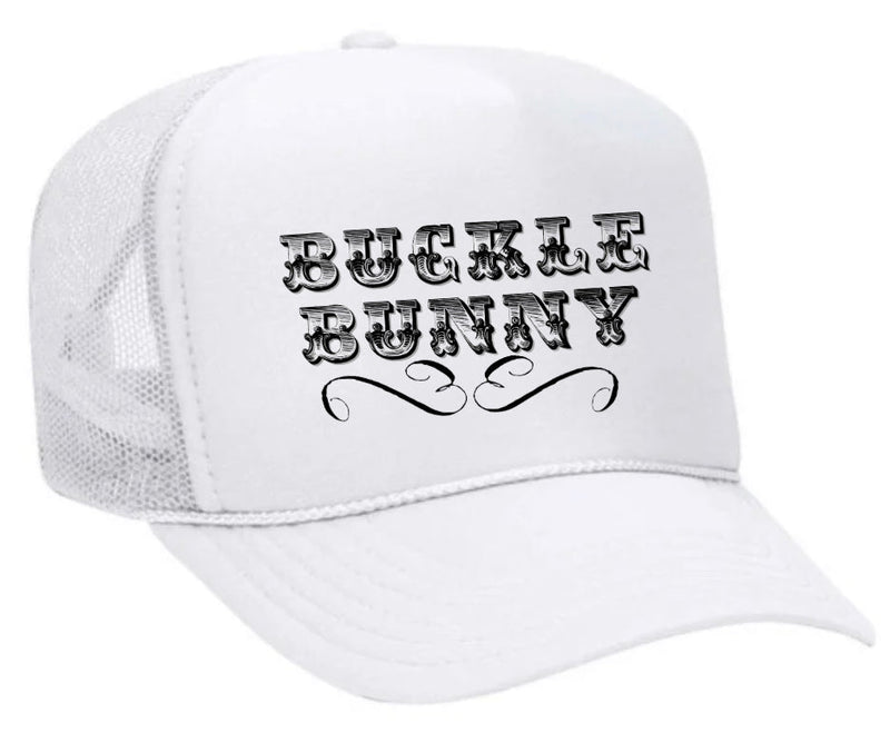 Load image into Gallery viewer, Buckle Bunny Trucker Hat