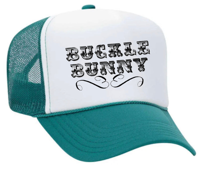 Load image into Gallery viewer, Buckle Bunny Trucker Hat