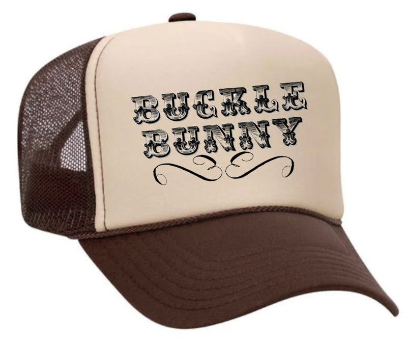 Load image into Gallery viewer, Buckle Bunny Trucker Hat