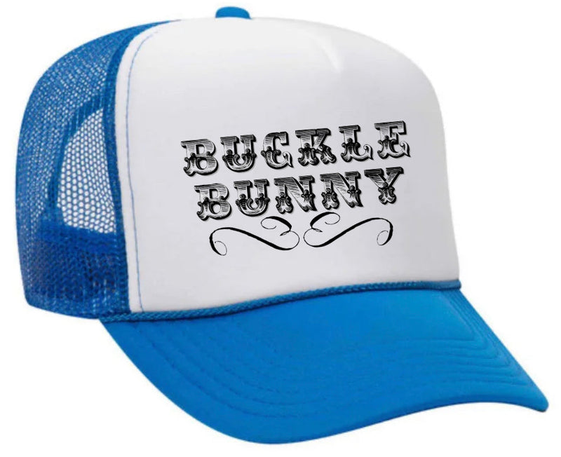 Load image into Gallery viewer, Buckle Bunny Trucker Hat