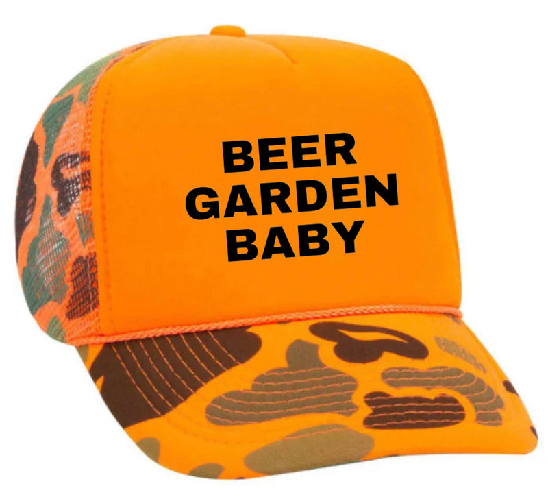 Load image into Gallery viewer, Beer Garden Baby Trucker Hat