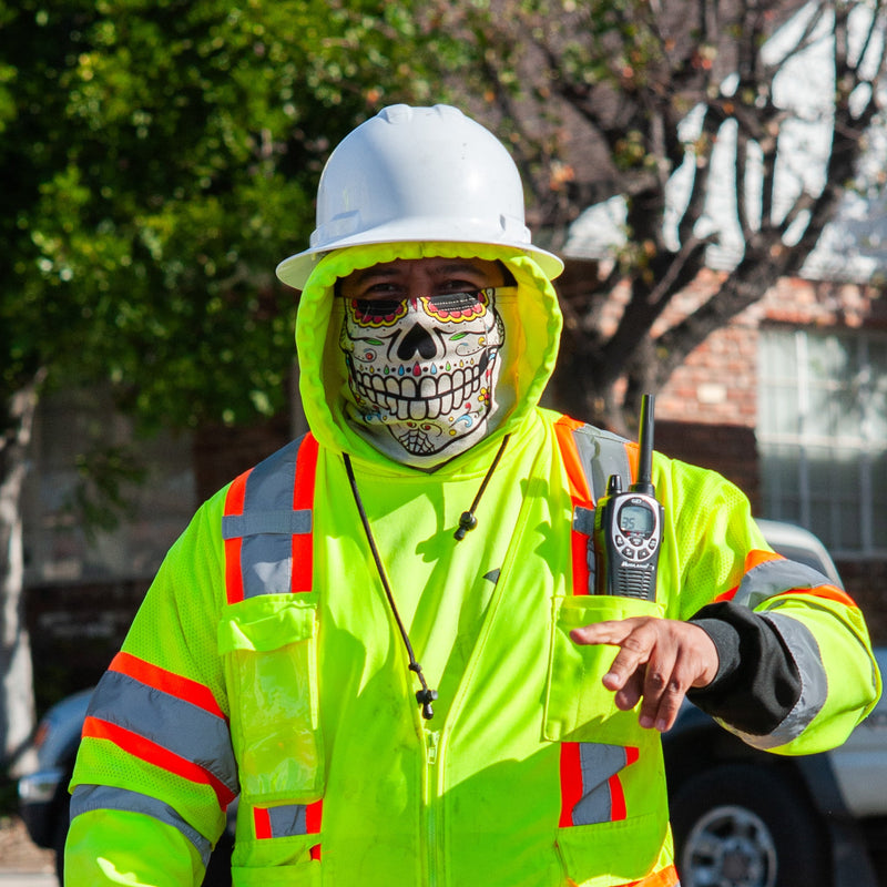 Load image into Gallery viewer, Candy Skull FR Face Muffler