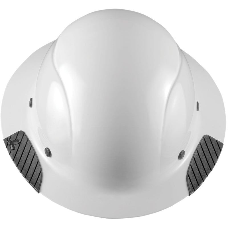 Load image into Gallery viewer, DAX Carbon Fiber White Full Brim Hardhat