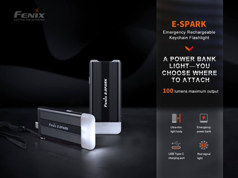 Load image into Gallery viewer, Ultra-Thin Powerbank LED Flashlight - E-SPARK