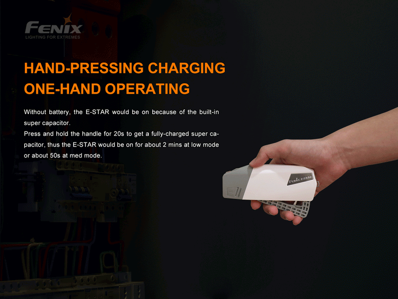 Load image into Gallery viewer, Portable Self-powered Emergency LED Flashlight - E-STAR