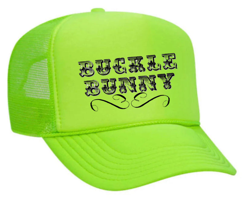 Load image into Gallery viewer, Buckle Bunny Trucker Hat