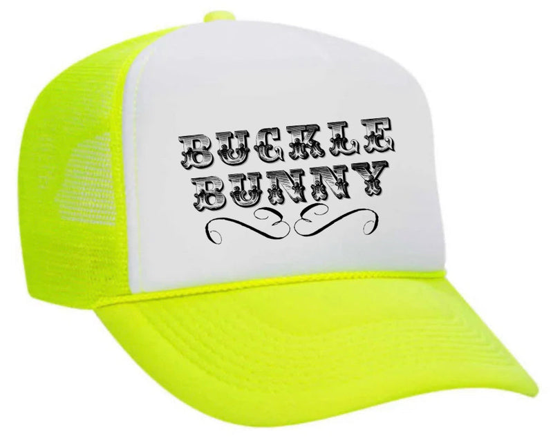 Load image into Gallery viewer, Buckle Bunny Trucker Hat