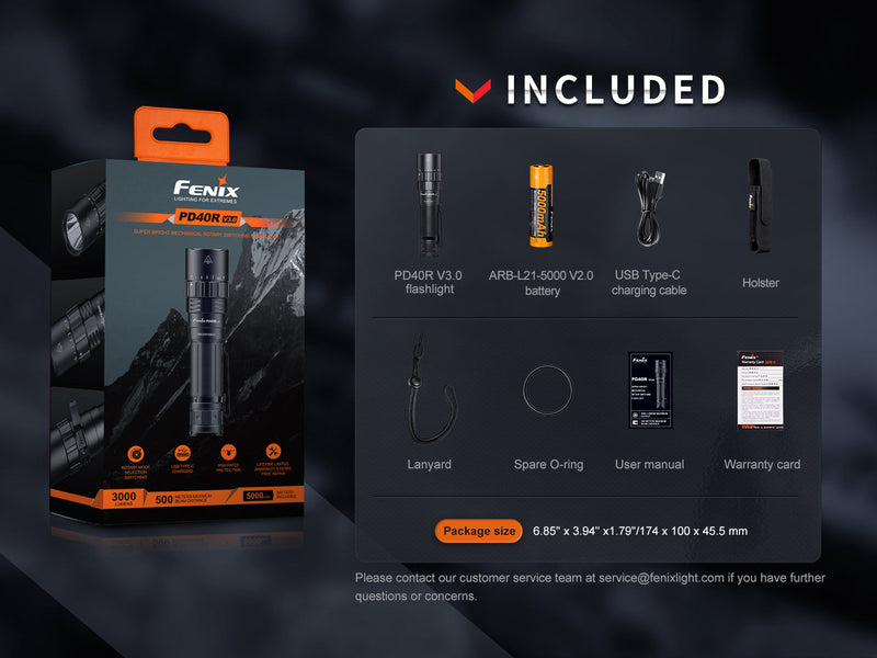 Load image into Gallery viewer, V3 Rechargeable Flashlight - PD40R