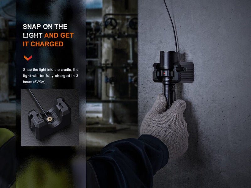 Load image into Gallery viewer, Cradle Charging LED Work Flashlight - WF26R