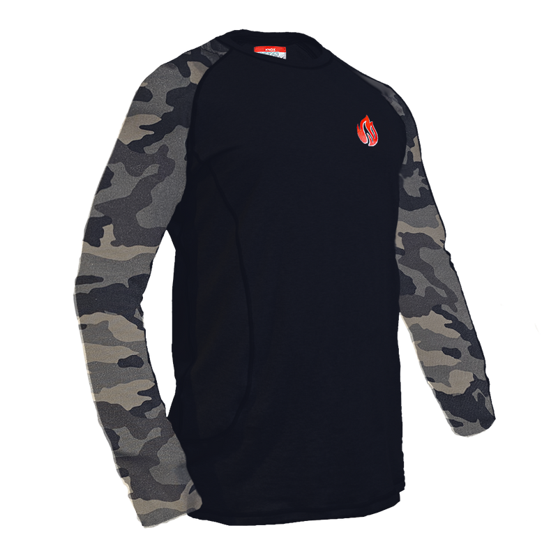 Load image into Gallery viewer, Knox FR Long Sleeve Crew Shirt - Camo