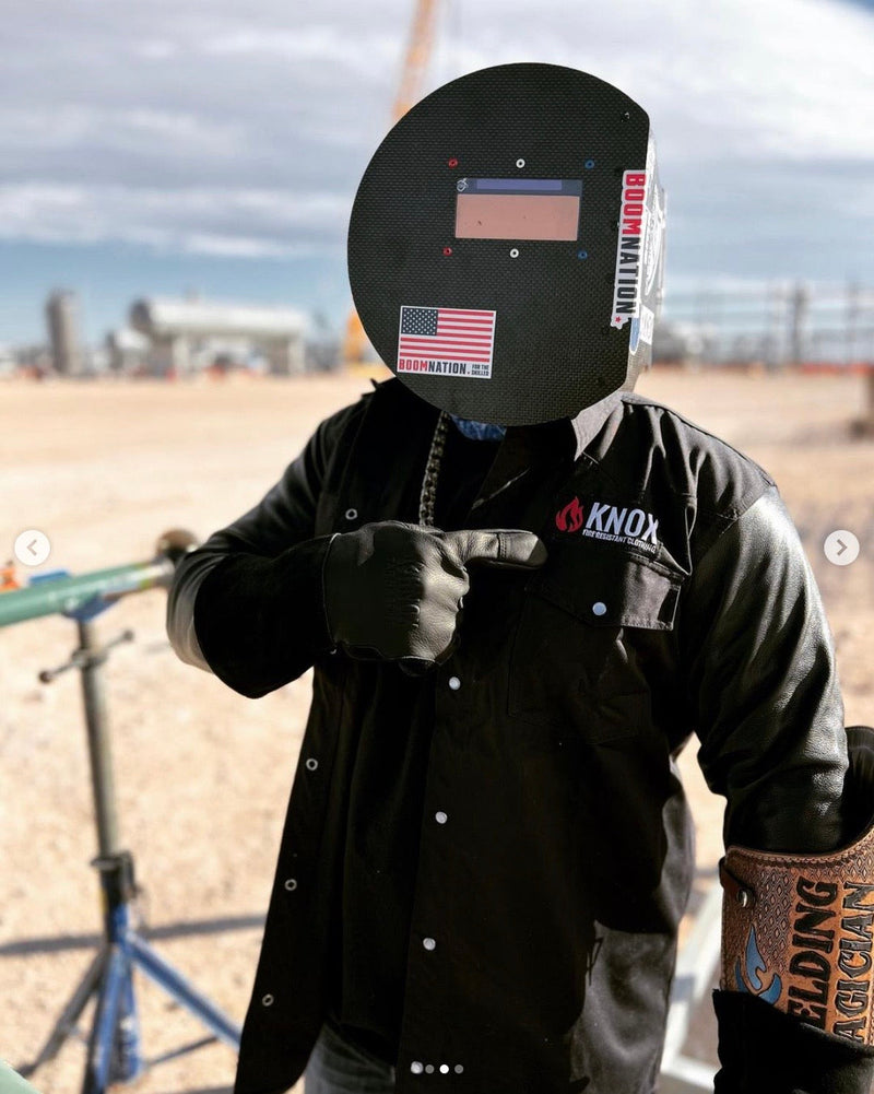 Load image into Gallery viewer, The Johnny Cash Edition Hybrid Leather Sleeves FR Peal Snaps Shirt