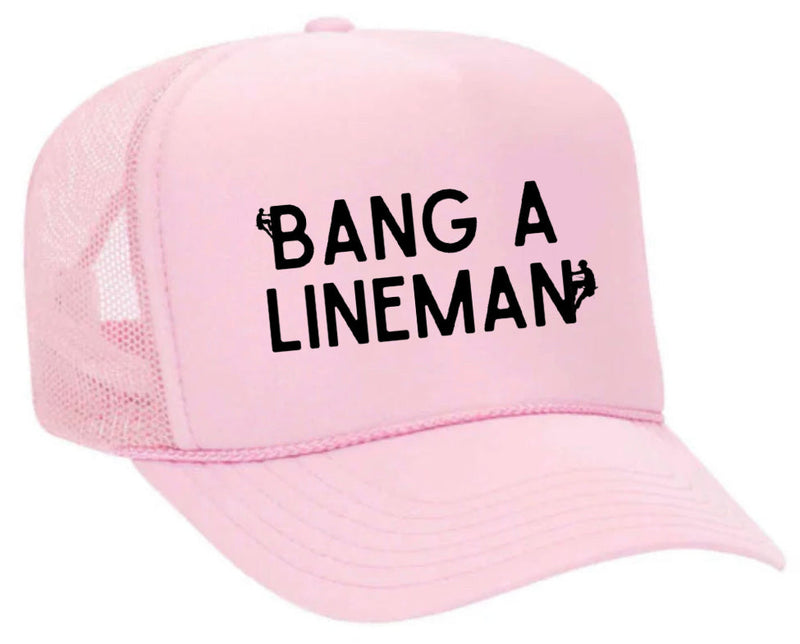 Load image into Gallery viewer, Bang A Lineman Trucker Hat