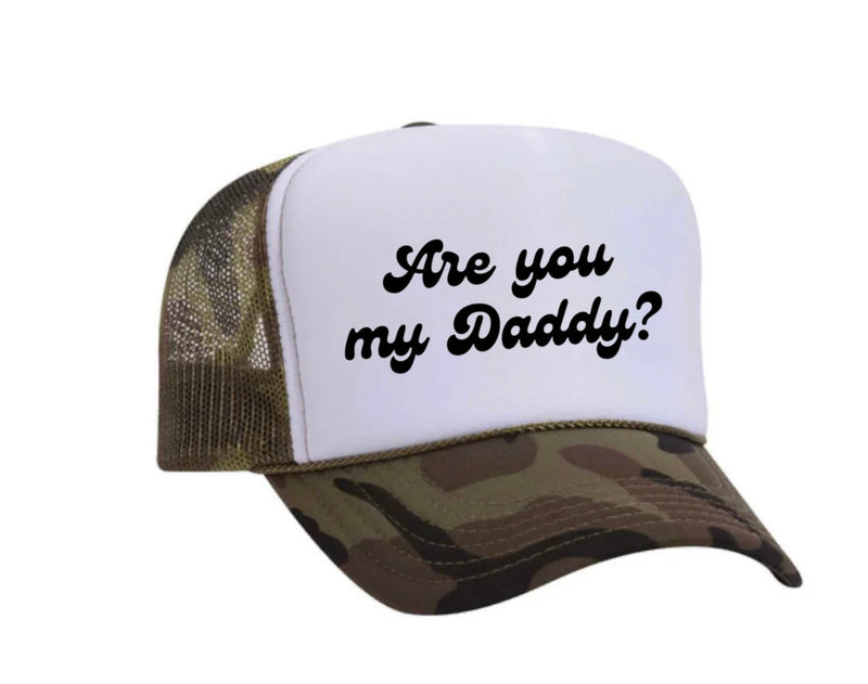 Load image into Gallery viewer, Are You My Daddy Trucker Hat