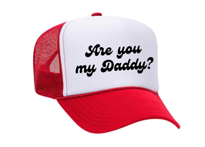 Load image into Gallery viewer, Are You My Daddy Trucker Hat