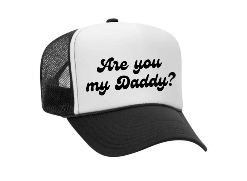 Load image into Gallery viewer, Are You My Daddy Trucker Hat