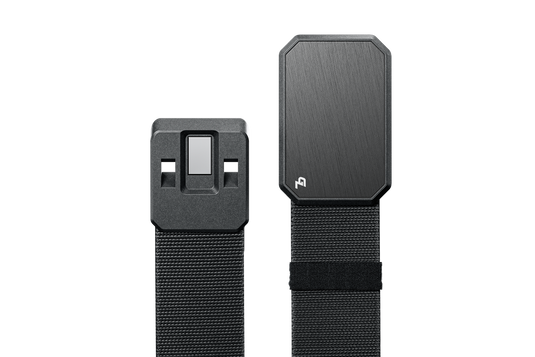 Groove Belt Gun Metal/Black