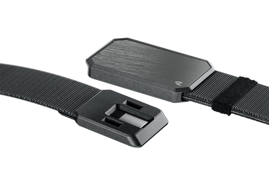 Groove Belt Gun Metal/Black