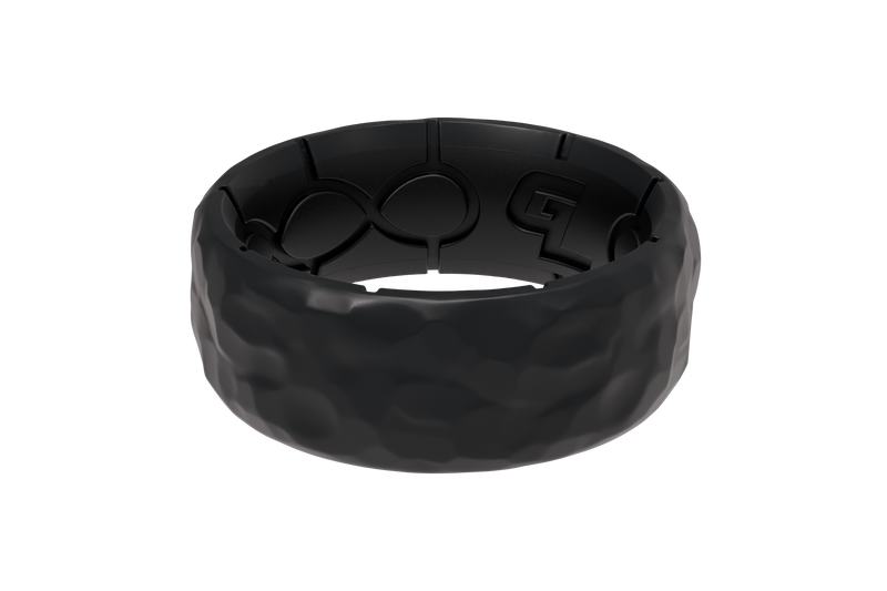 Load image into Gallery viewer, Zeus Hammered Graphite Ring