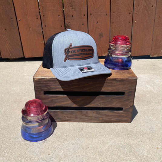 Heather Gray & Black Richardson 112 Hat