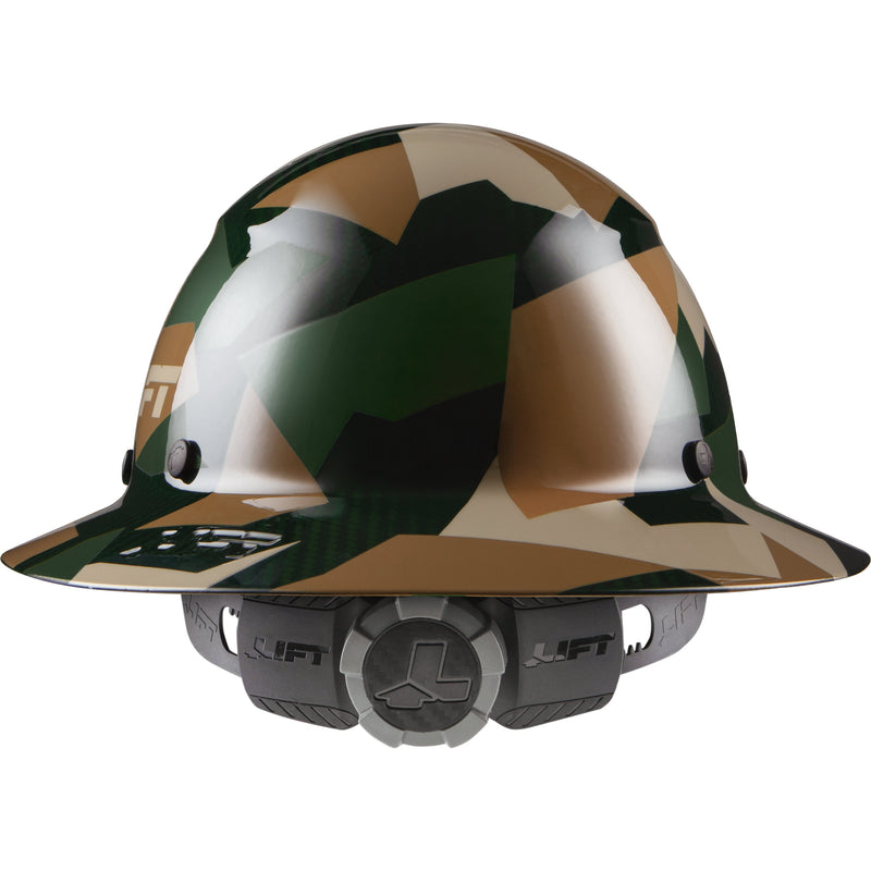 Load image into Gallery viewer, DAX Jungle Carbon Fiber Full Brim Hardhat