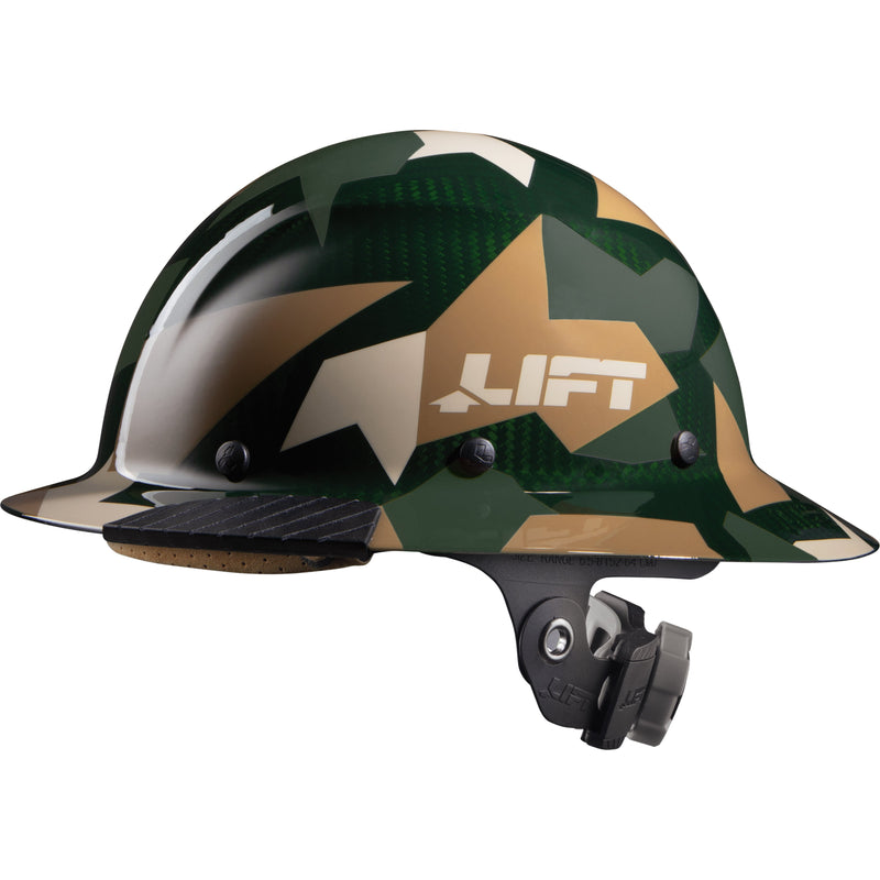 Load image into Gallery viewer, DAX Jungle Carbon Fiber Full Brim Hardhat