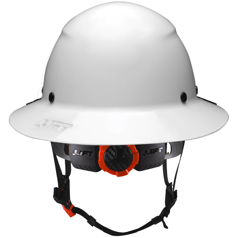 Load image into Gallery viewer, DAX Full Brim Hard Hat with Mips - White