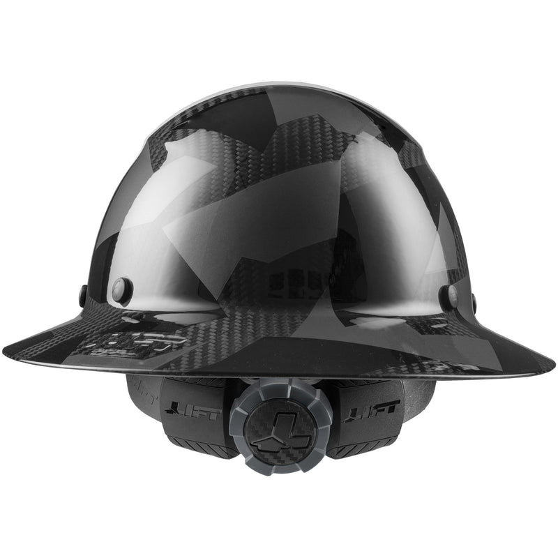 Load image into Gallery viewer, DAX Carbon Fiber Camo Full Brim Hardhat