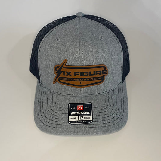 Heather Gray & Black Richardson 112 Hat