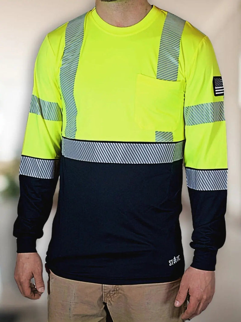 Load image into Gallery viewer, Non FR Hi-Vis Long Sleeve Shirt - Neon