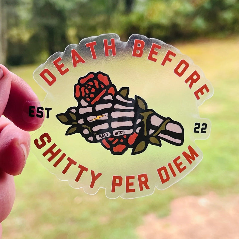 Load image into Gallery viewer, Shitty Per Diem Sticker (Clear)