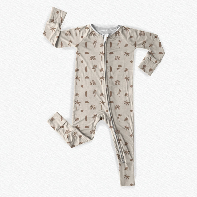 Load image into Gallery viewer, Beachy Dreams Bamboo Romper/ 2 Piece Set