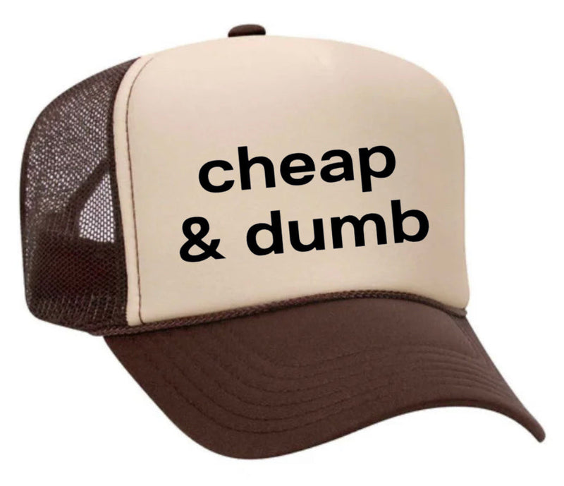 Load image into Gallery viewer, Cheap & Dumb Trucker Hat