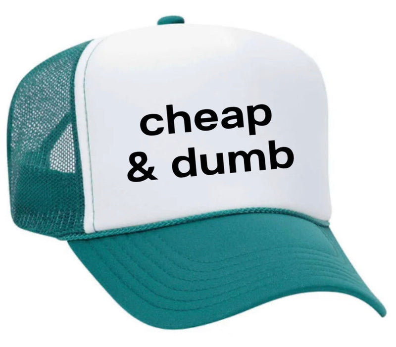 Load image into Gallery viewer, Cheap & Dumb Trucker Hat