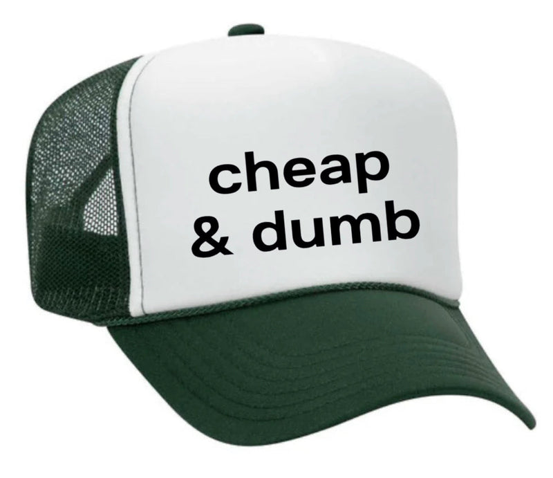 Load image into Gallery viewer, Cheap & Dumb Trucker Hat