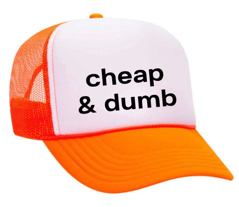 Load image into Gallery viewer, Cheap & Dumb Trucker Hat