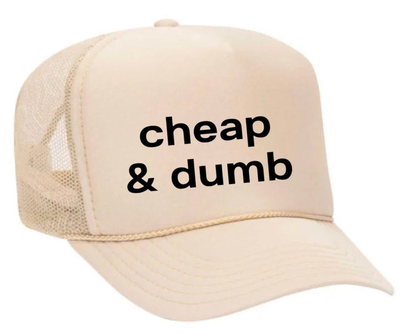 Load image into Gallery viewer, Cheap & Dumb Trucker Hat