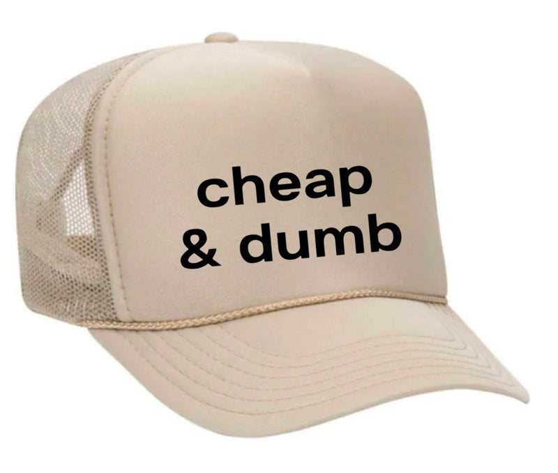 Load image into Gallery viewer, Cheap & Dumb Trucker Hat