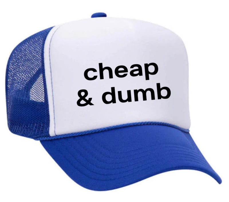 Load image into Gallery viewer, Cheap & Dumb Trucker Hat