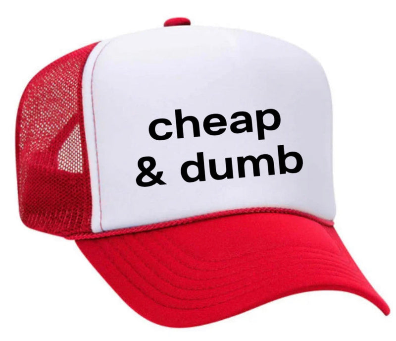 Load image into Gallery viewer, Cheap & Dumb Trucker Hat