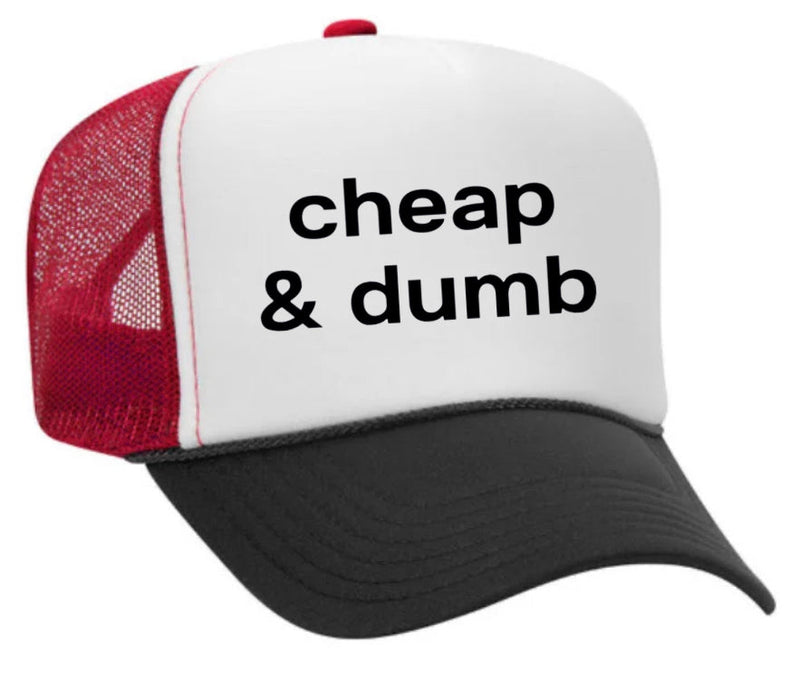 Load image into Gallery viewer, Cheap & Dumb Trucker Hat