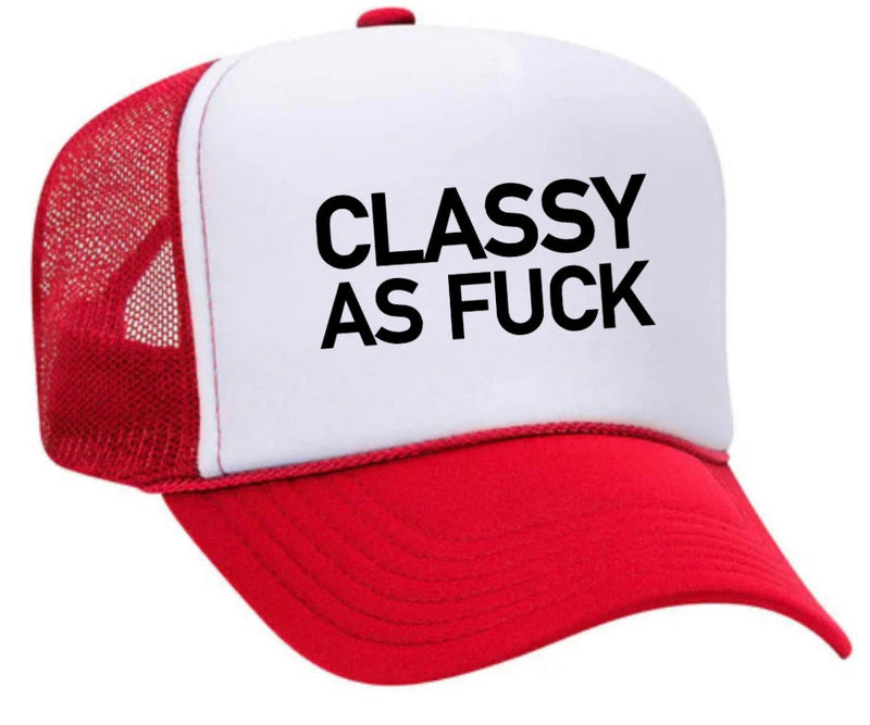 Load image into Gallery viewer, Classy As Fuck Trucker Hat