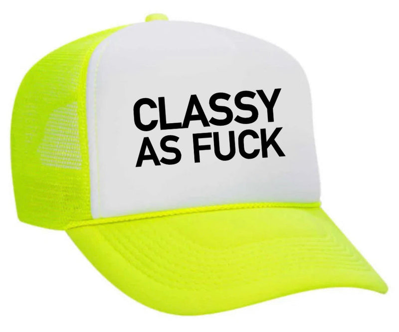 Load image into Gallery viewer, Classy As Fuck Trucker Hat