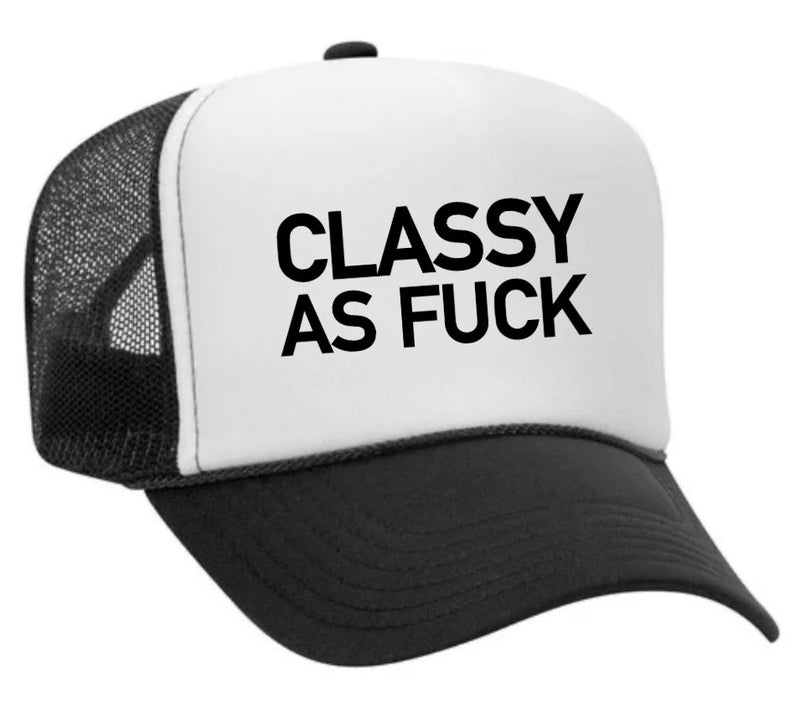 Load image into Gallery viewer, Classy As Fuck Trucker Hat