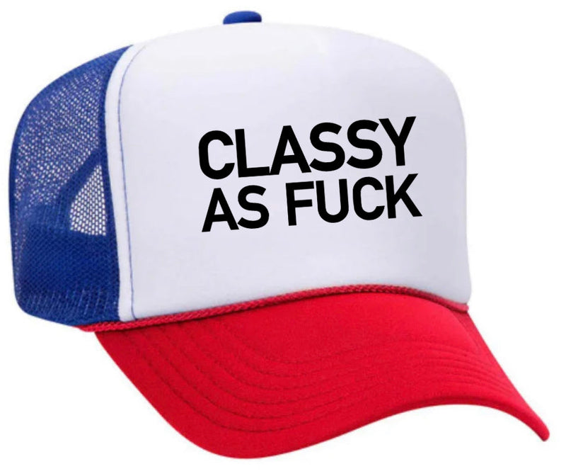 Load image into Gallery viewer, Classy As Fuck Trucker Hat